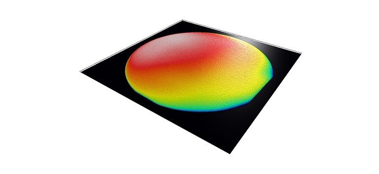 Topography of a Wafer Thickness