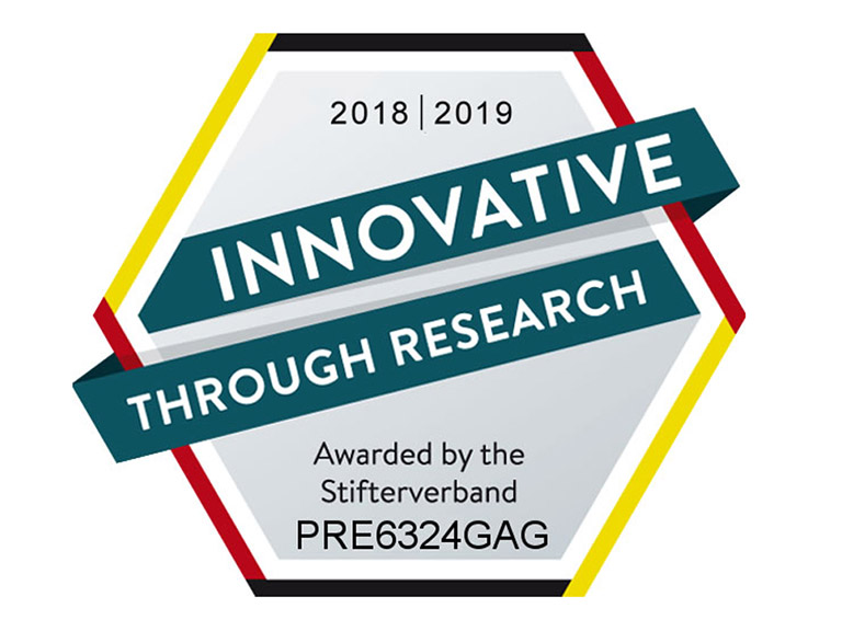 Image of Innovation Award "Innovative Through Research" 2014