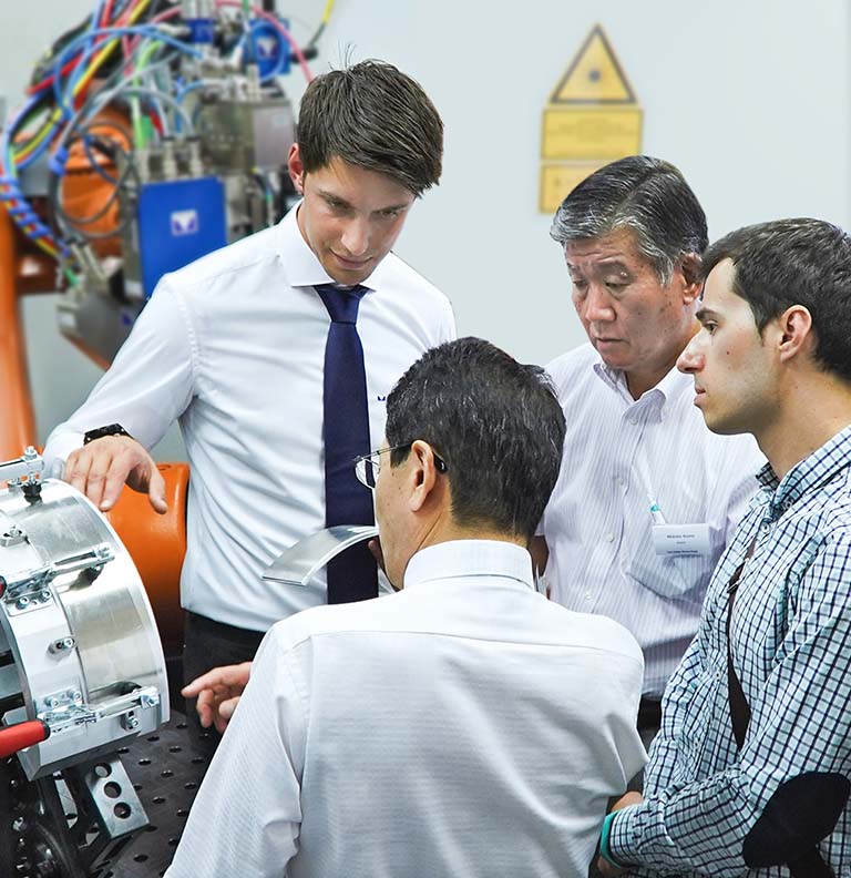 Mitarbeiter in der Produktion