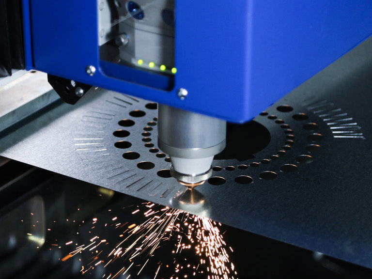 laser cutting application header linking