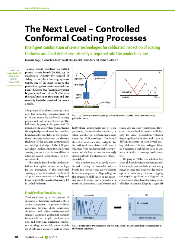 Conformal Coating Processes