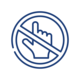 Icon for non-contact