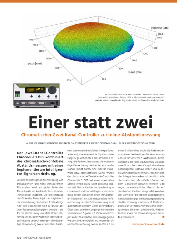 Artikel CHRocodile 2 DPS - Dual Point Sensor