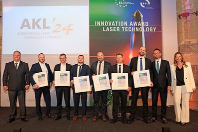Preisverleihung des Innovation Award Laser Technology