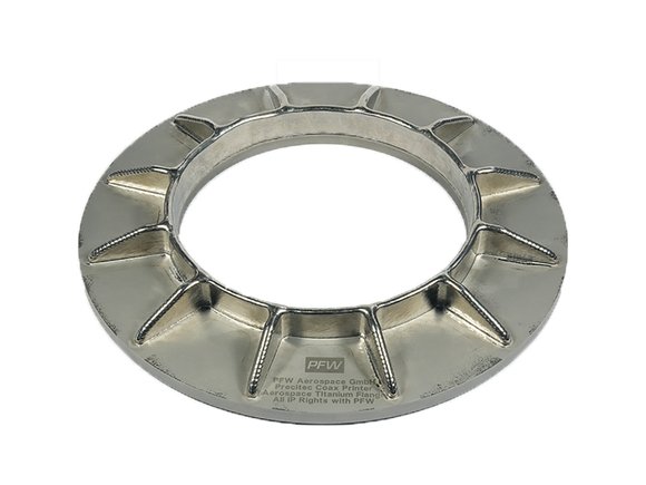 Titanium Flange with 3D printing