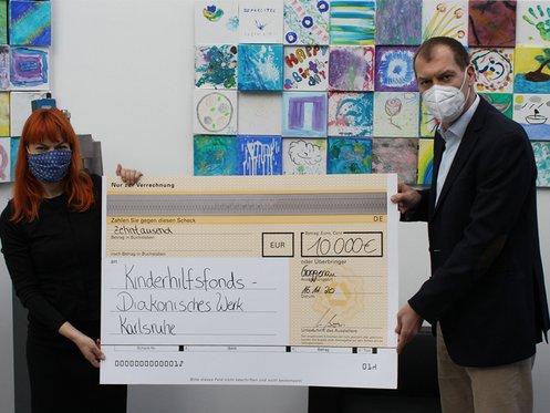 Spende an Kinderhilfsfond Precitec´s donation in 2020