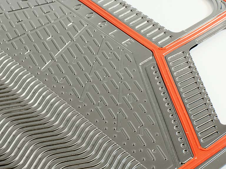Bipolar plate partial shoot Placa bipolar