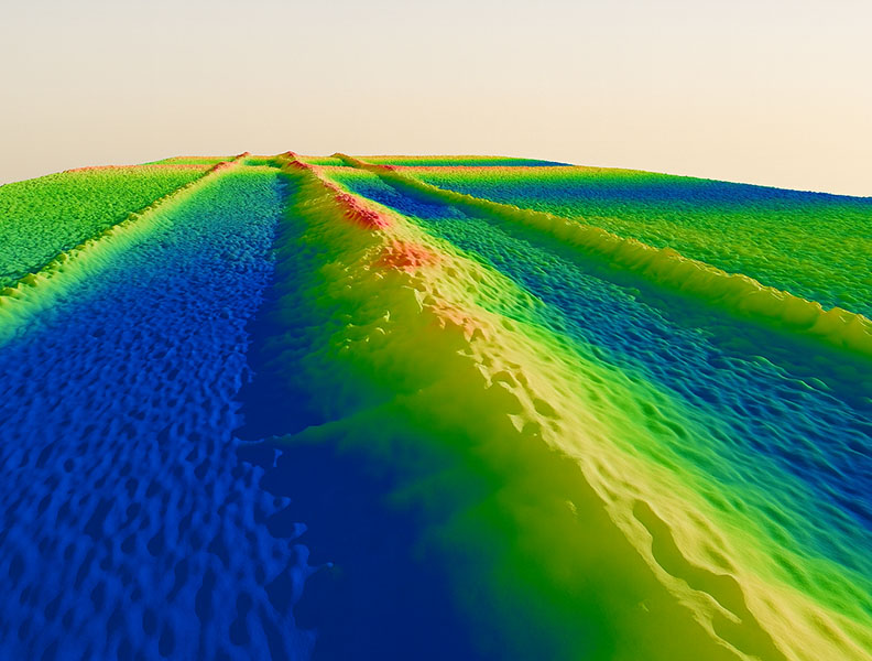 3D data from the inspection of a laser weld seam