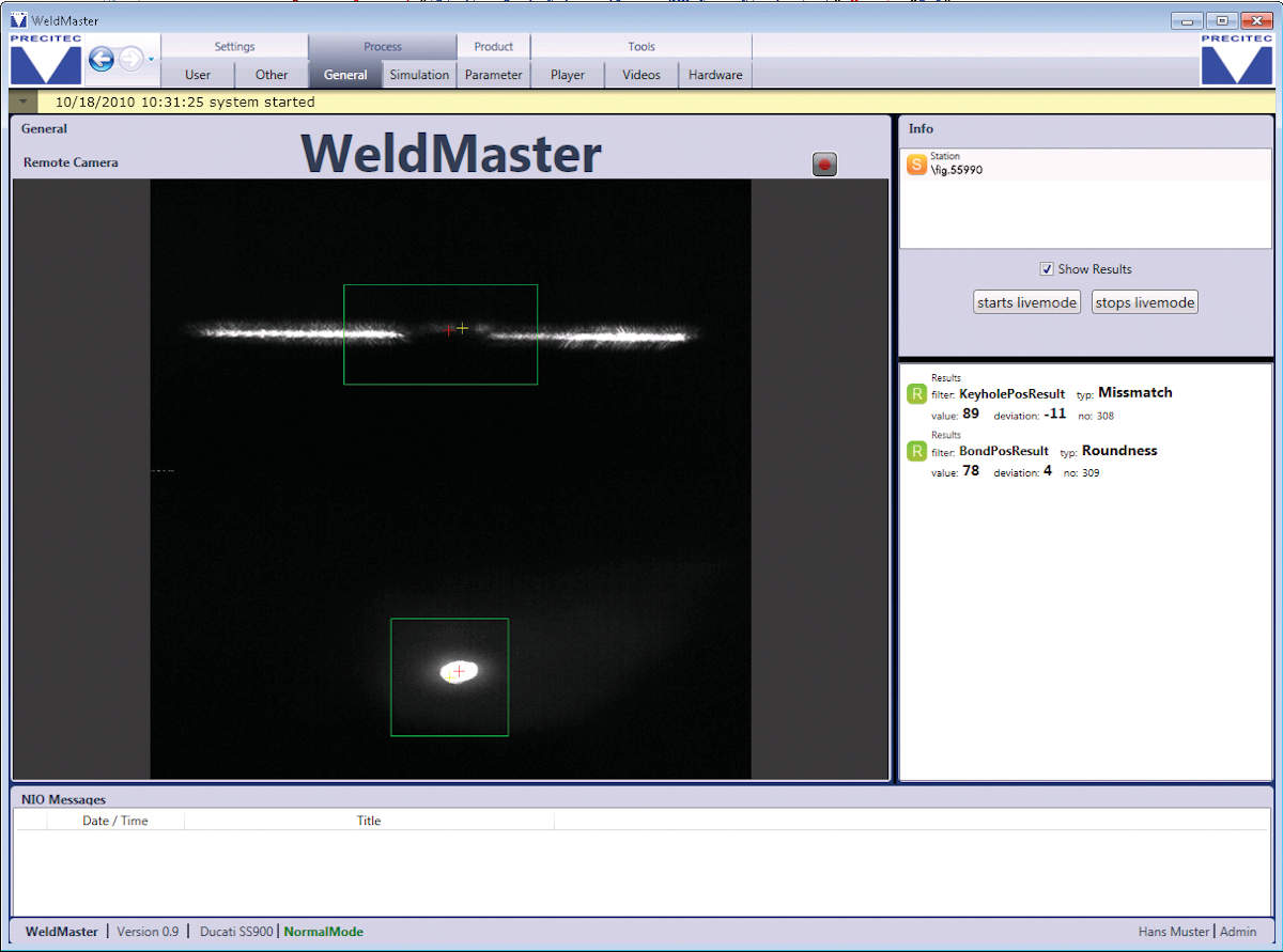 Software WeldMaster Track