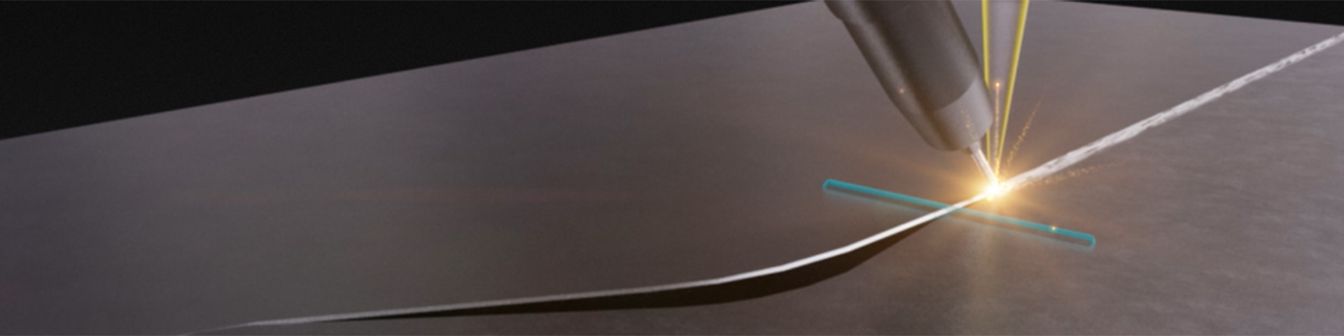 Animated welding contour with camera-based seam tracking
